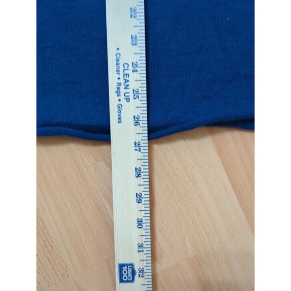 Neiman Marcus Men's Sz XL Lapis Blue Merino Wool Blend Sweater Preppy - Picture 9 of 9